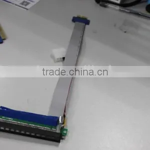 Pci Riser 1X to 16X Extender Ribbon With Molex Connector thumbnail-1