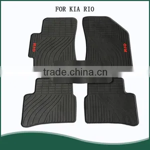 Auto Foot Mat Original Size Rubber Floor Liner for Kia Rio 2007 thumbnail-1
