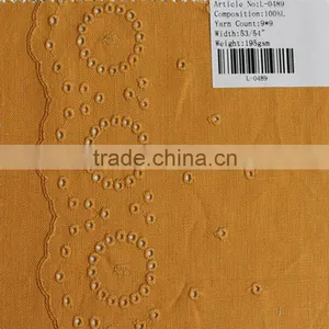 9*9 Embroidered Pure Linen Fabric thumbnail-1