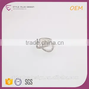 R63485K01 925 Sterling Silver Custom Infinity Symbol Wedding Band Ring 925 Sizes thumbnail-1