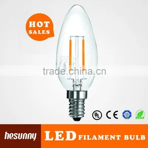 Clear Full Glass E14 2w Led Filament Bulb E12 thumbnail-1