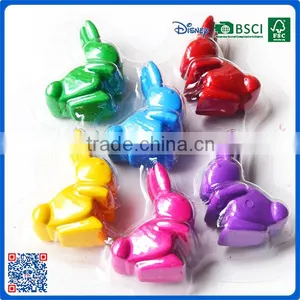 2016 New Arrival 3d Rabbit Shaped Fancy Crayon for Kids With High Quailty thumbnail-1