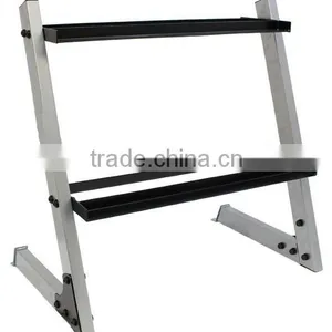 150kg 2 Tier Dumbbell Weight Rack thumbnail-1