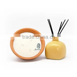 Good Quality Ceramic Bowl Natural Soy Candle With 3 Wicks thumbnail-3