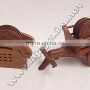Wooden Tea Coaster thumbnail-1