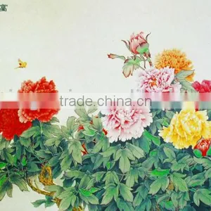 Modern Flower Art Oil Paintine Paper Printed Survice thumbnail-1