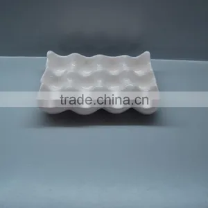 Hot Sell 12pcs Ceramic Egg Tray thumbnail-1