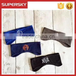 A-105 Fleece Winter Headband Knitted Headband With Fleece Polar Fleece Headband thumbnail-1