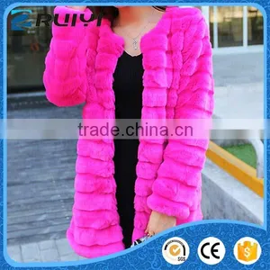 Fashion Women's Clothing Faux Fur Winter Coat thumbnail-4