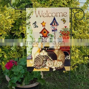 Welcome Cats Garden Flag thumbnail-2