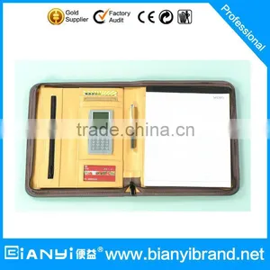 Sample Catalogue Folder/good Quality Catalogue Leather File Folder / a4 Leather Product Catalogue Folder Factory Price thumbnail-1