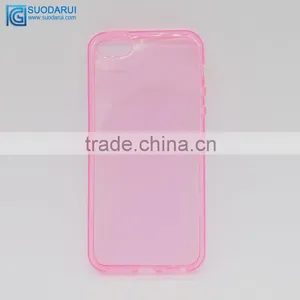 Mix Color Clear Soft TPU Cover Phone Cover Cases for IPhone se thumbnail-2