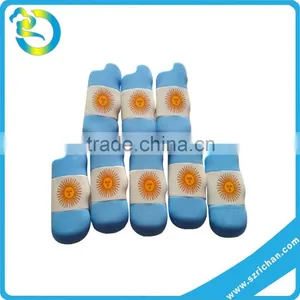 Relief Argentina Flag Shape Customized Soft Rubber PVC Cover for Lighter thumbnail-1