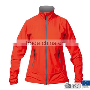 Womens Color Contrast 3 Layers Bonded Waterproof Softshell Jacket thumbnail-1