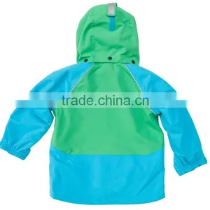 Children Softshell Jacket Taslon Windproof With Detachable Hood Reflect Print Chest Zip thumbnail-2