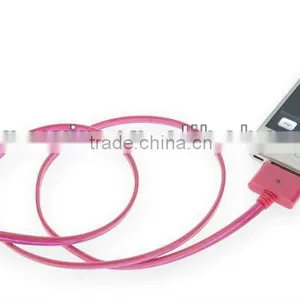 Flowing Light Visible Usb Charger Cable for Mobile Phone thumbnail-1