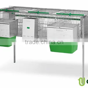 Rabbit Cage 2 Nests 1 Compartment. Model Lima. Venecia Nests thumbnail-1
