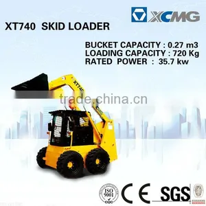 XCMG XT740 Small Skid Steer Loader for Sale thumbnail-1