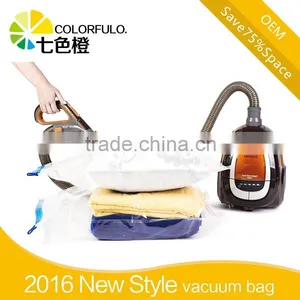 Fashion Designed Transparent Vacuum Clothing Compressed Storage Bag thumbnail-1