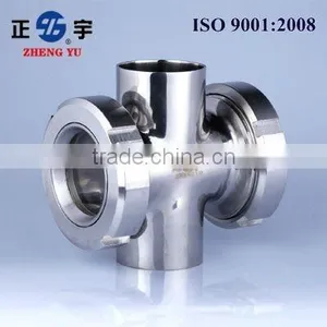 Sanitary Tee With Straight thumbnail-1