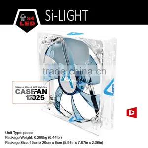 Alseye CA802w Manufacture Si-Light-B 120*120*25mm Blue Led Light Computer Case pc Cooling Fan thumbnail-3