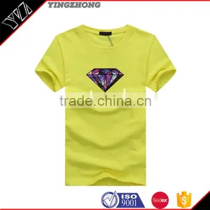 China Factory Custom Made o Neck Blank Men Soft Cotton Plain Tshirts thumbnail-1