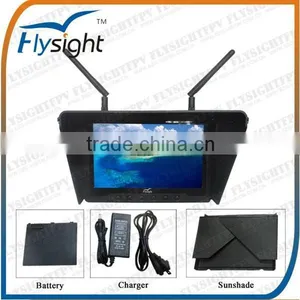 B654 Flysight FPV Black Pearl Diversity Monitor RC801 5.8Ghz 7'' For IOSD OSD Mini thumbnail-1