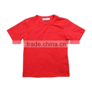 Kaiyo New Design Custom T-shirt Boutique Simple Pure Color Round Collar Short Sleeve Baby T-shirt OEM Factory Direct Sale Kids thumbnail-6