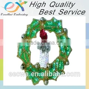 Custom Sequin Embroidery Iron on Glitter Patches thumbnail-5