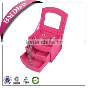 Factory Price Wholesale Fabric Jewelry Cardboard Box thumbnail-1