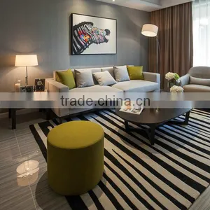 Cut Pile Wool Hand Tufted Carpet With Carved Pattern, Shenzhen Carpets thumbnail-4