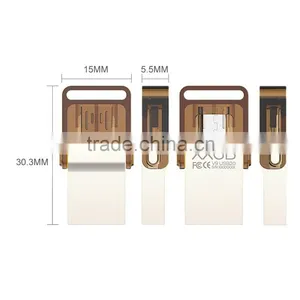 Latest Mould OTG USB Flash Disk High Quality 16 GB Metal USB Flash Drive thumbnail-6