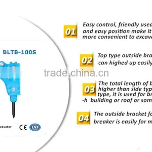 11to 16 Ton Excavator Hydraulic Stone Breaker Machine thumbnail-2