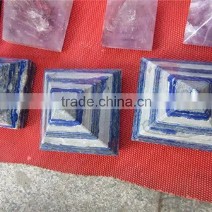 The Beauty Of The Natural Lapis Lazuli Pyramid thumbnail-1