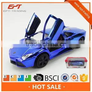 1 36 Miniature Pull Back Metal Toy Die Cast Model Car With Light thumbnail-1