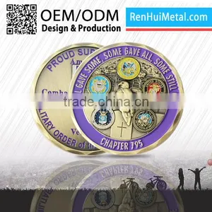 2016 China Modern Custom Souvenir American Firefighter Coins thumbnail-3