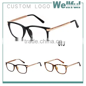 Wholesale 2016 Gold Metal Optics Glasses Frames Women Fashion Style thumbnail-1