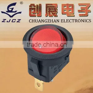 ON-OFF Household Electrical Switch,copper Leg Round Type Illumiated Rocker Switch thumbnail-2