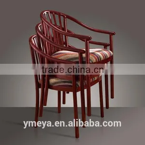 Upholstered Aluminium Armrest Chair thumbnail-2