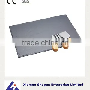 Rectangular Black Slate Dinner Plate on Sale thumbnail-1