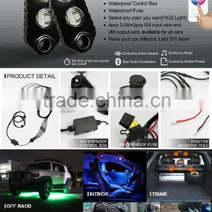 Aurora Upgraded Waterproof RGB Rock Light for Offroad Vehicles thumbnail-1
