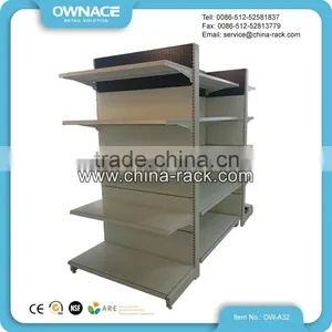 Colorful RAL Powder Coated Steel Shelving Gondola Rack thumbnail-1