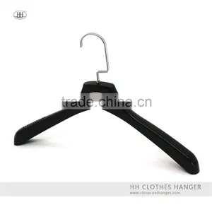 Whole Sale Black Plastic Clothes Hanger Coat Hanger With Logo thumbnail-1