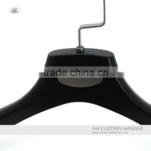 Whole Sale Black Plastic Clothes Hanger Coat Hanger With Logo thumbnail-3