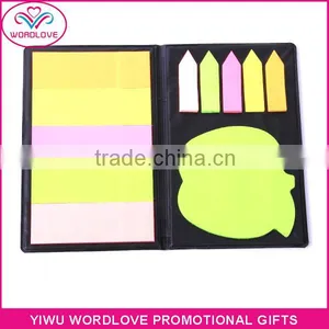 Custom Printing Calendar Sticky Notepad With Leather Box Holder thumbnail-3