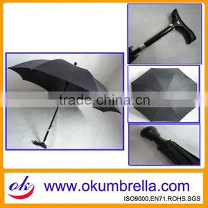 23''x8k Auto Open Fashion Straight Quality Mens Walking Stick Umbrella thumbnail-1