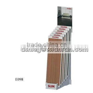 Tsianfan Floor Tiles Display Racks/wood Timber Floor Display Stands/floor Samples Display Racks E098 thumbnail-1