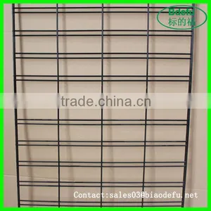 Chroming Slat Wire Panel Metal Grid Mesh Wall Panels Display Metal Grid Panel thumbnail-2