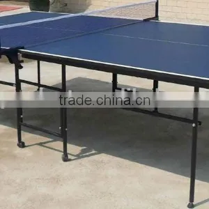 Factory Price 16mm MDF Indoor Table Tennis Table Folding up Table Tennis Table With Wheels thumbnail-3