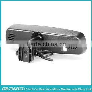 4.3 Inch Mirror Link Synchronize the Informations of Your Smart Phone, Reverse Camera,customed Logo thumbnail-5